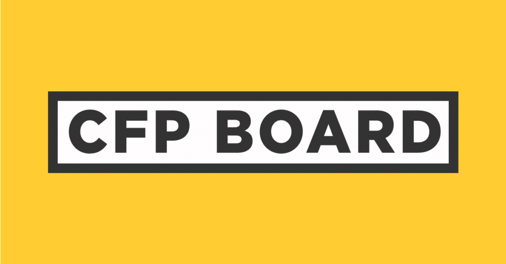 Logo for the CFP (Certified Financial Planner) Board of Standards